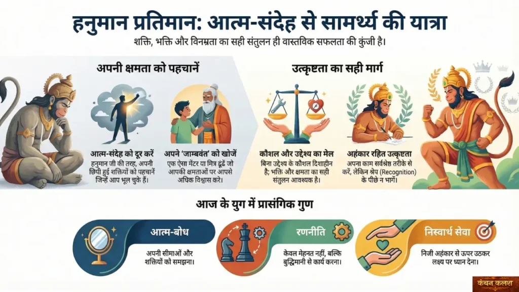 हनुमान की कहानी से जीवन के सबक — आत्मविश्वास, रणनीति और सेवा
