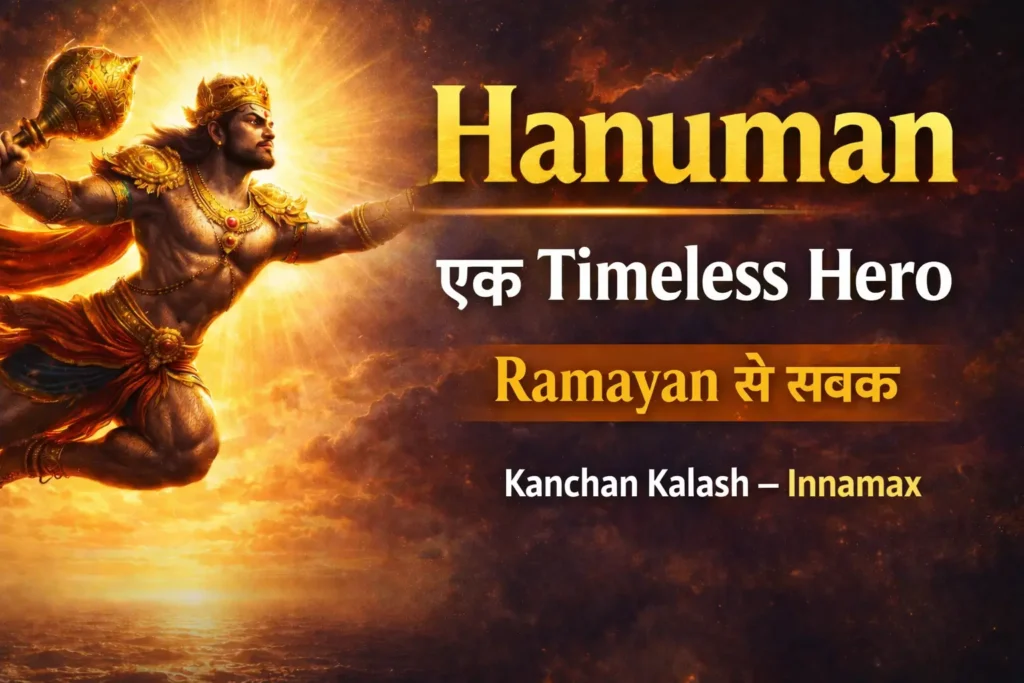 हनुमान समुद्र पार करते हुए — रामायण का प्रसिद्ध दृश्य