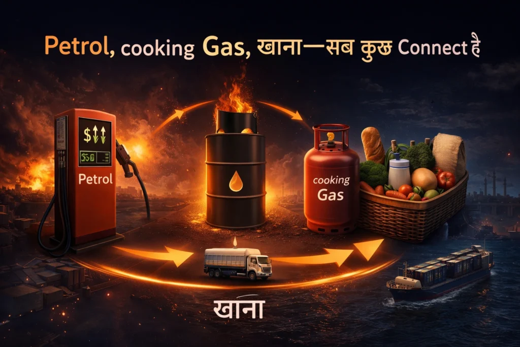 petrol diesel cooking gas food inflation supply chain India