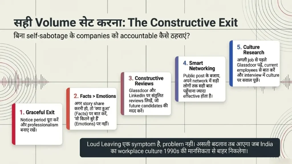 Constructive and professional ways to exit a job in India