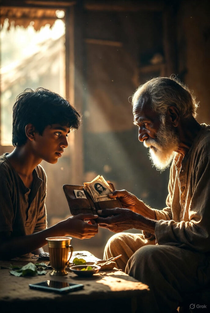 पुराना बटुआ और यादों से भरी जीवन सीख