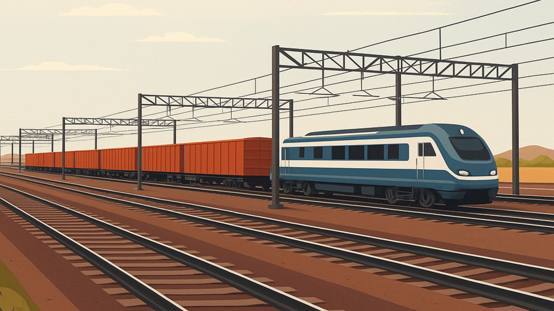 Indian Railways multi-track expansion project 2025