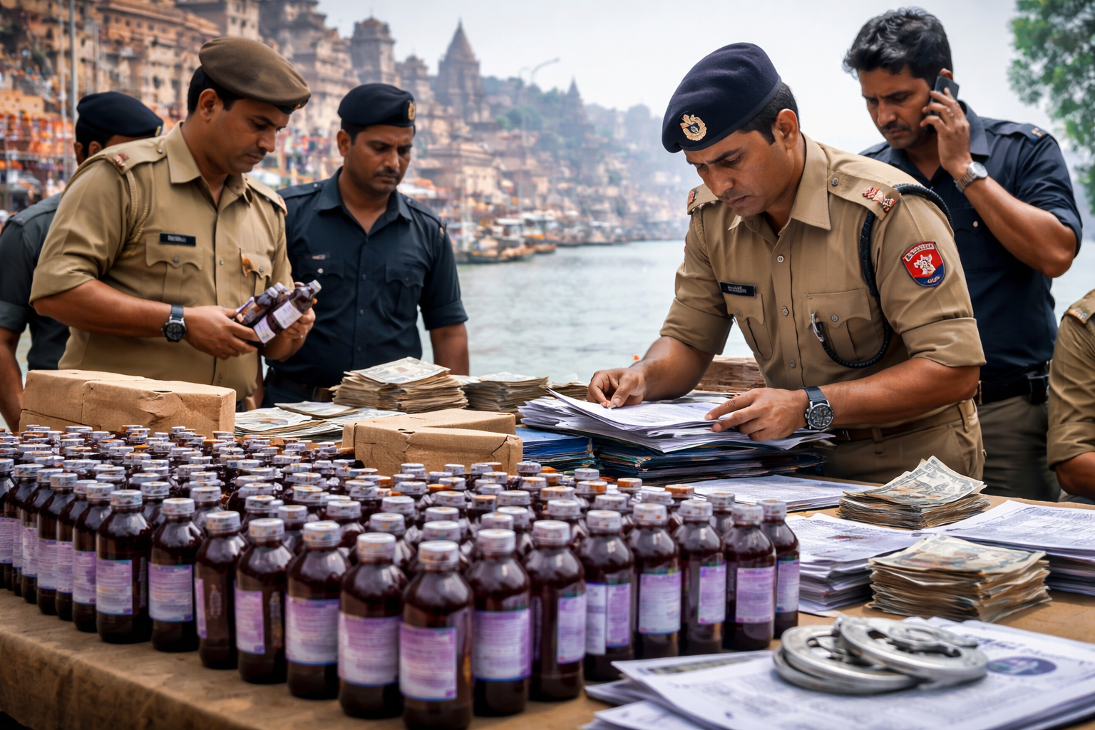 वाराणसी में कोडीन कफ सिरप तस्करी मामले की पुलिस जांच