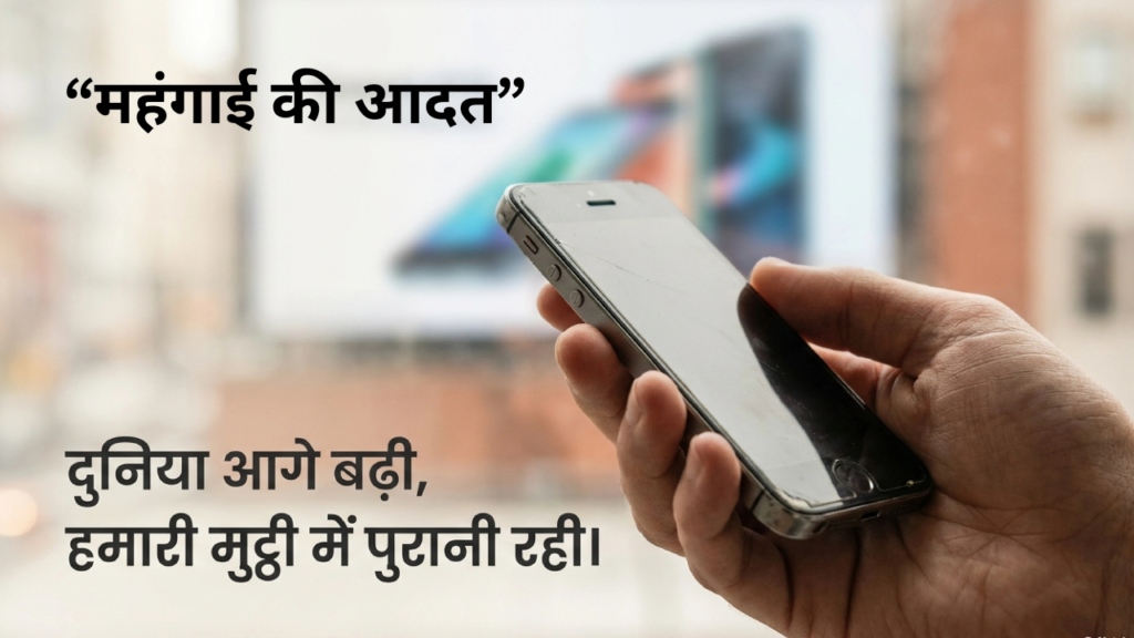 Indian middle-class household quietly adjusting expenses amid inflation