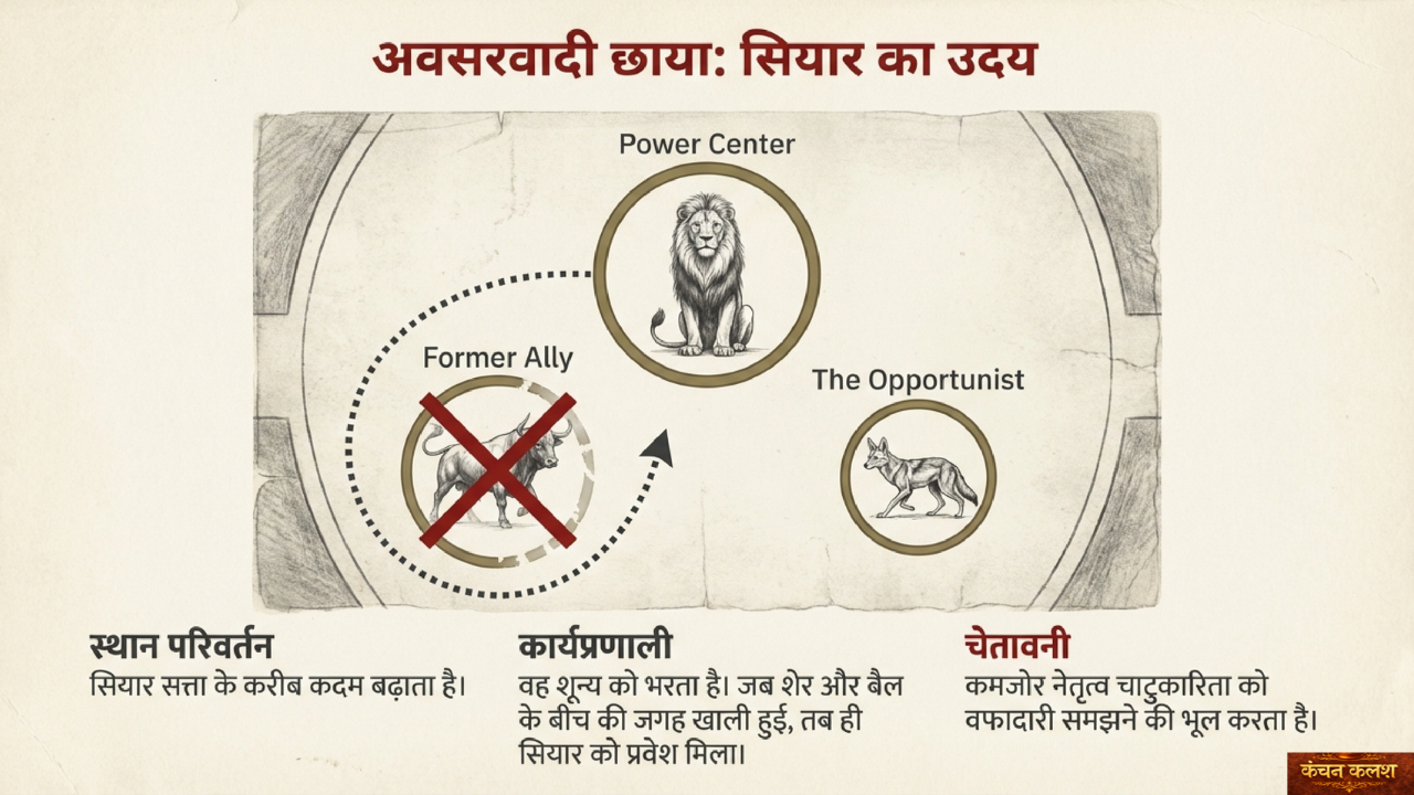 सत्ता केंद्र के पास बढ़ता सियार