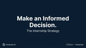 Internship is a career tool use it strategically for better decisions