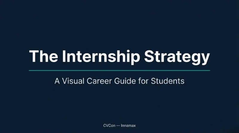 Career guide cover titled The Internship Strategy for Indian college students