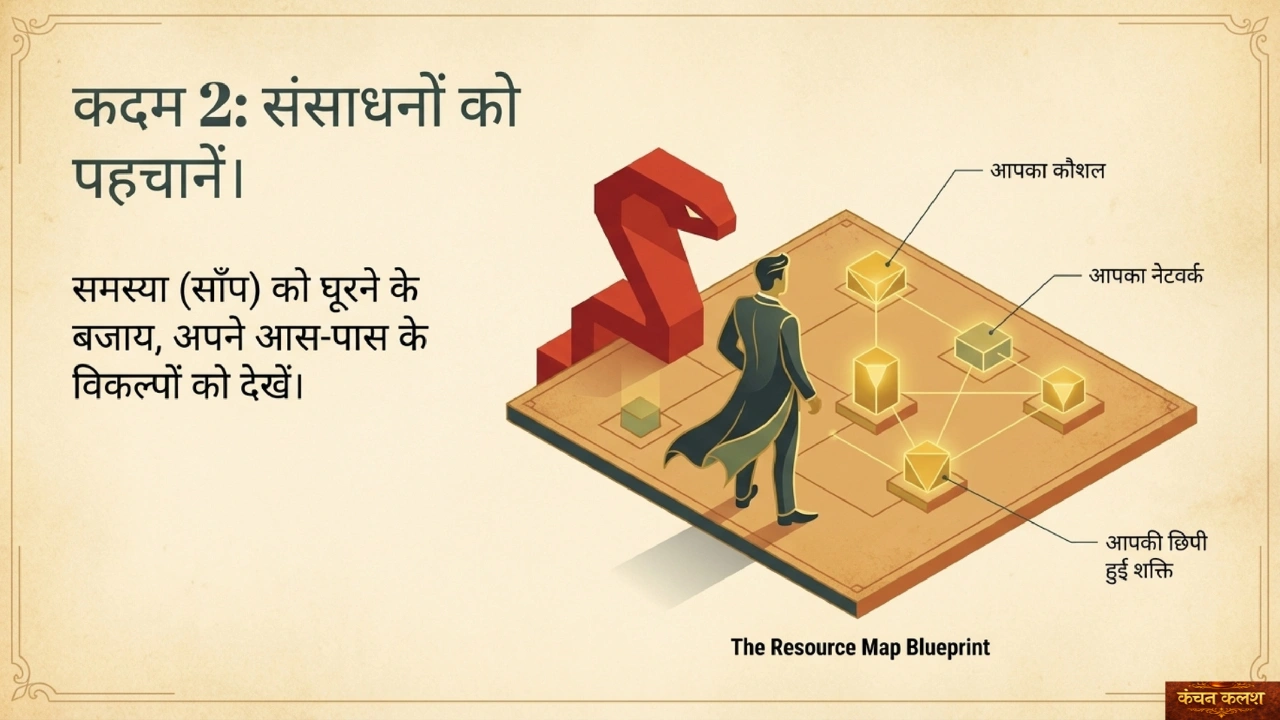 Strategic resource map showing skills, network and hidden strengths