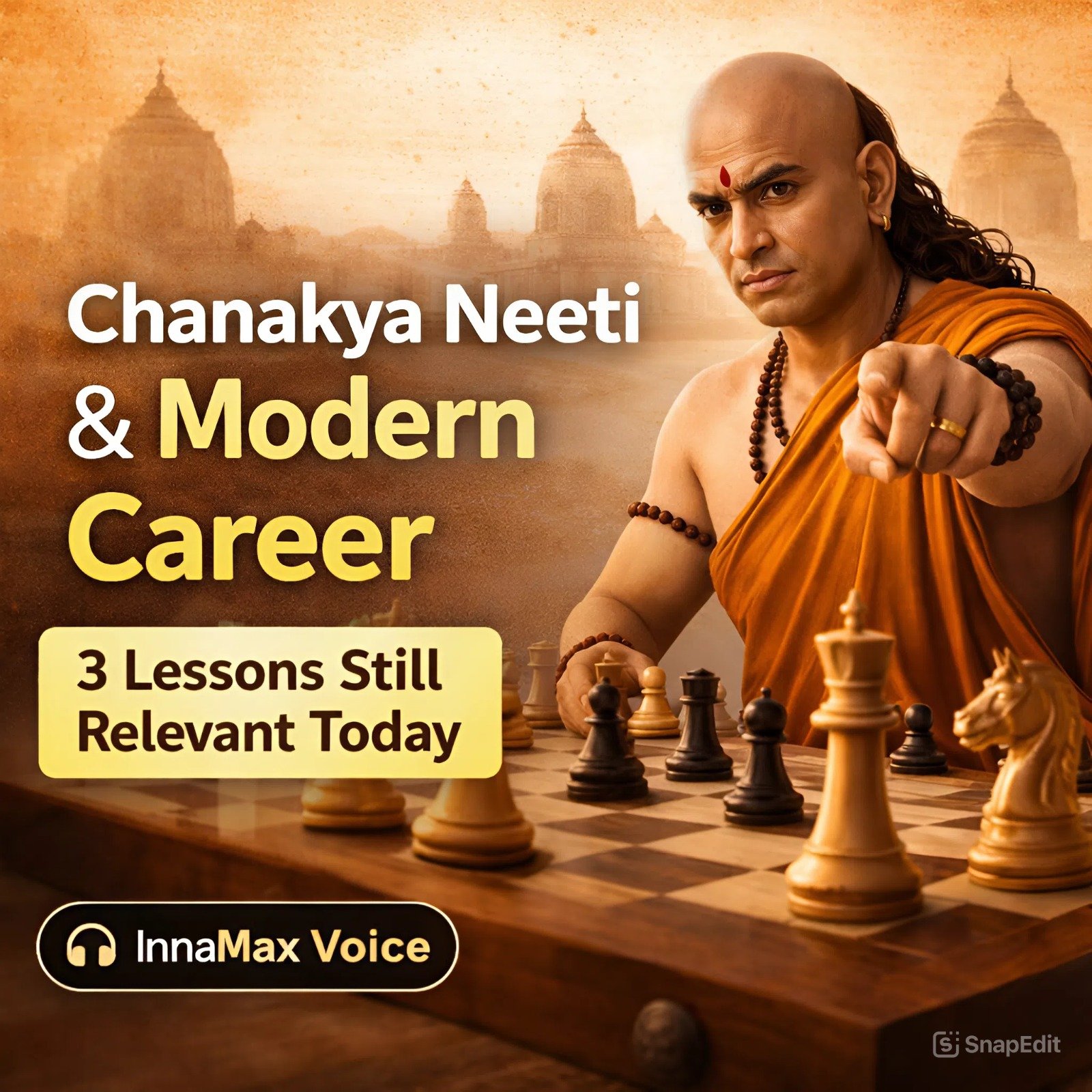 चाणक्य नीति और Modern Career — 3 Lessons जो आज भी Career बना या बिगाड़ सकते हैं episode artwork