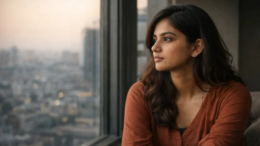 India में शादी delay करती युवा महिला सोच में