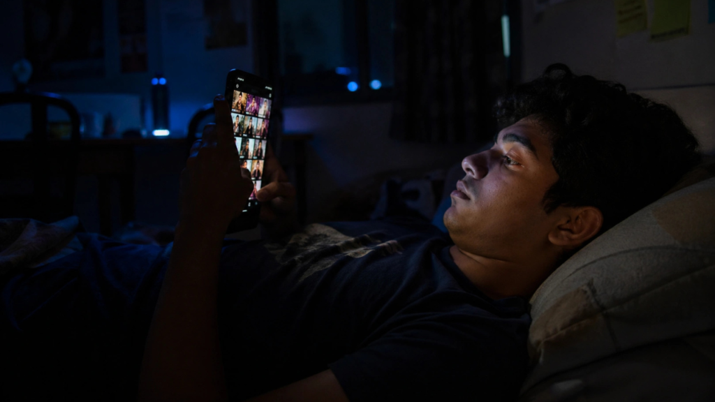 brain rot kya hai India GenZ student phone scrolling night attention crisis