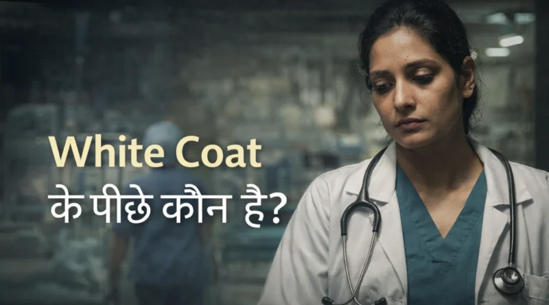 tired doctor in hospital corridor India white coat reality