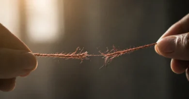 ego in relationships broken thread between two people