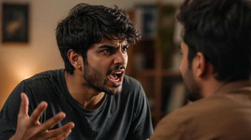 angry argument between two people emotional decision india