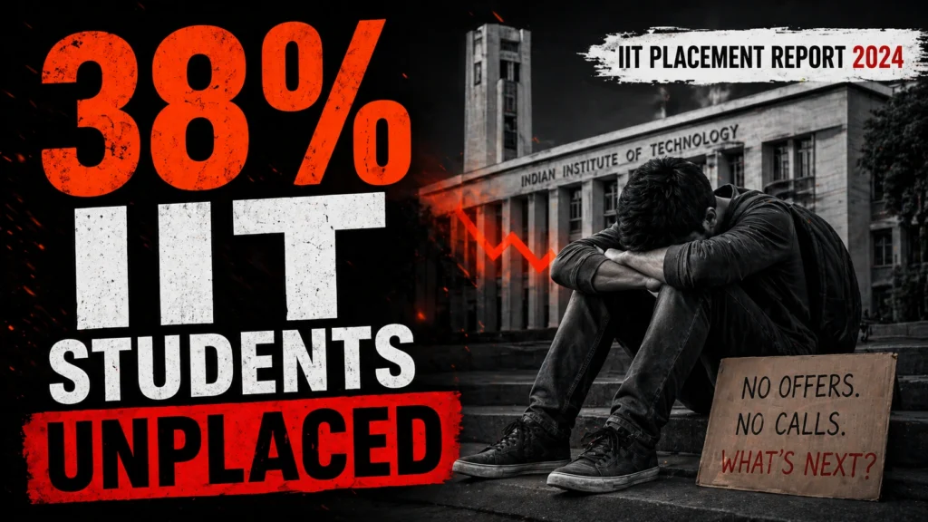 IIT students unplaced 38 percent graphic