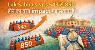 Lok Sabha seat increase from 543 to 850 showing representation and population impact