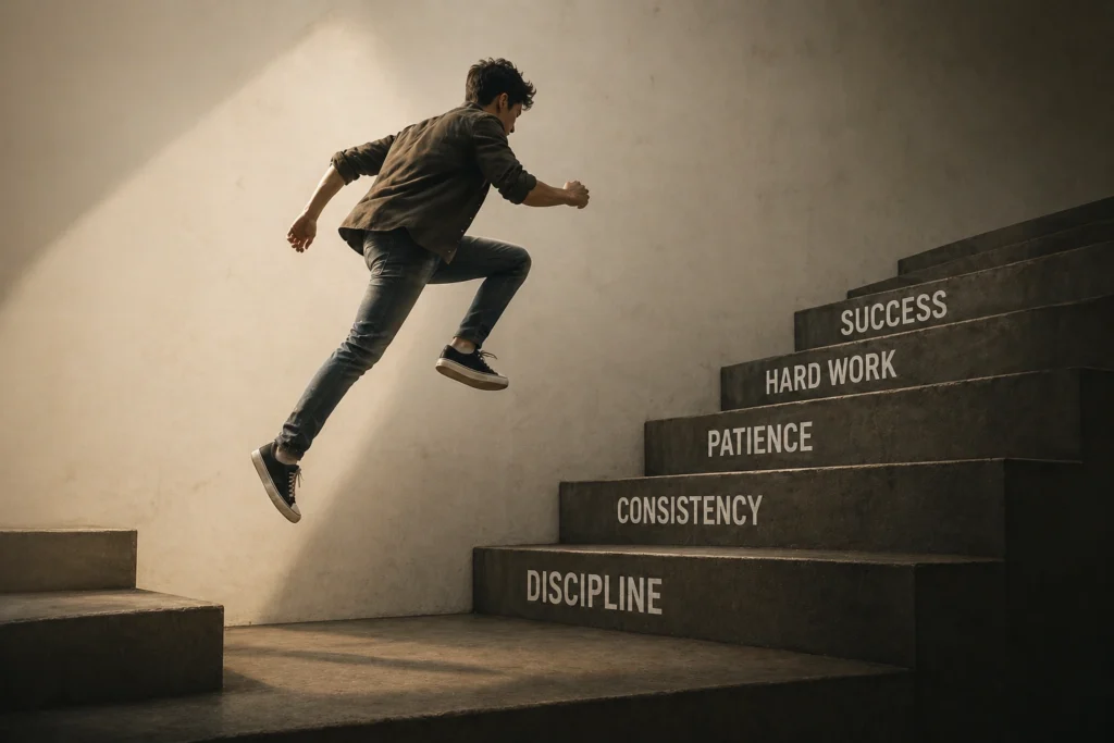 shortcut vs consistency steps success process