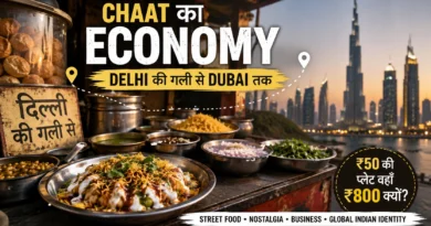 Chaat का Economy — Delhi की गली से Dubai तक Indian chaat economy from Delhi street food to global food business