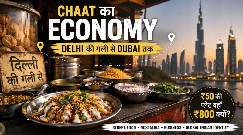 Indian chaat economy from Delhi street food to global food business