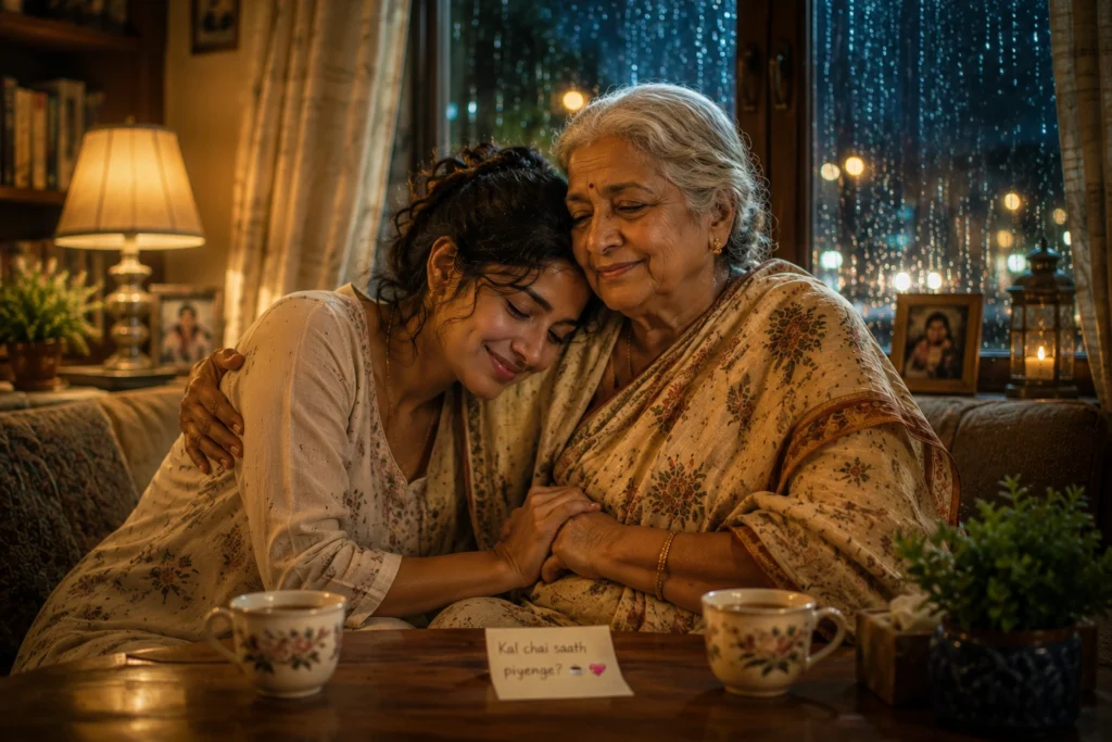 दादी माँ और Aarohi emotional hug करते हुए