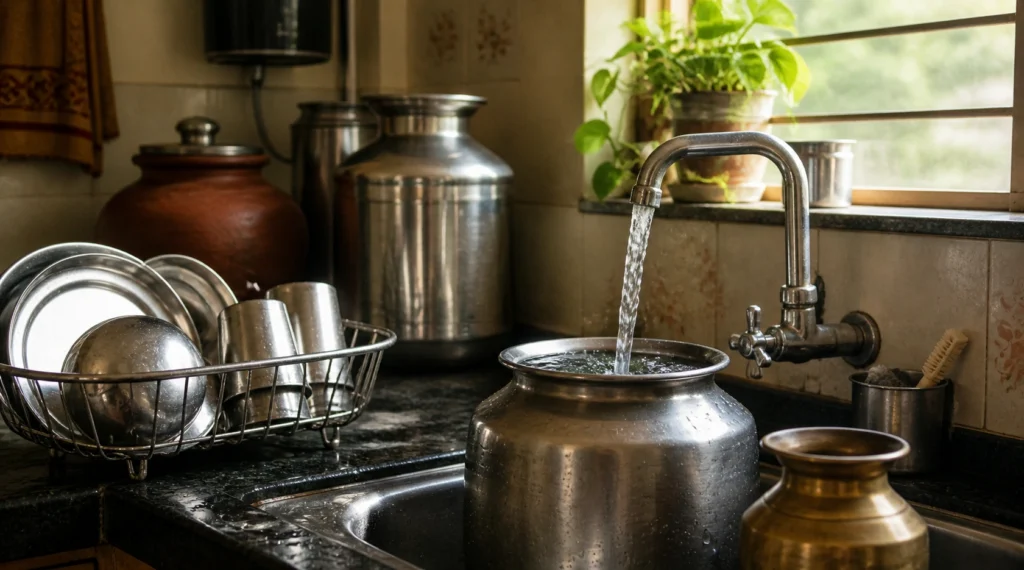 Indian ghar mein paani ka daily use — water impact on household life