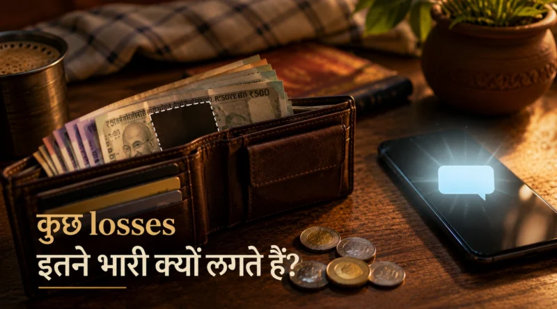 Loss Aversion psychology explained with wallet and cashback notification