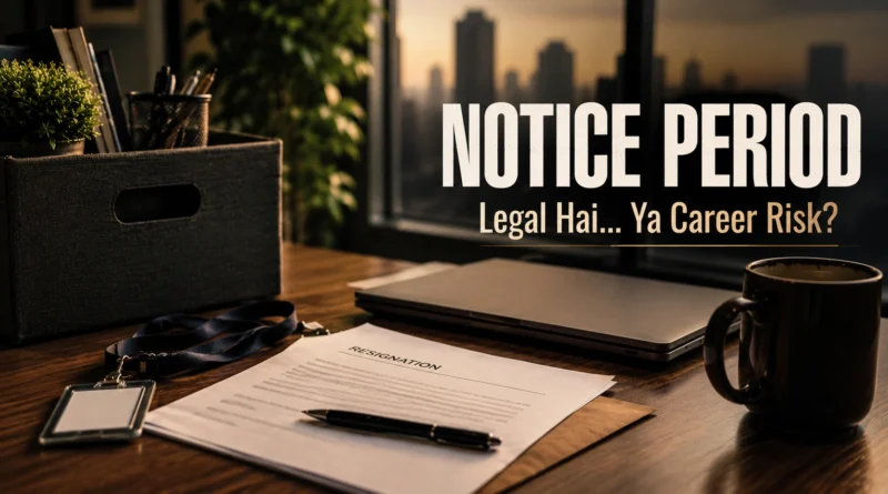 notice period negotiation India workplace resignation guide