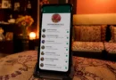Indian family wedding WhatsApp group on smartphone screen with unread messages