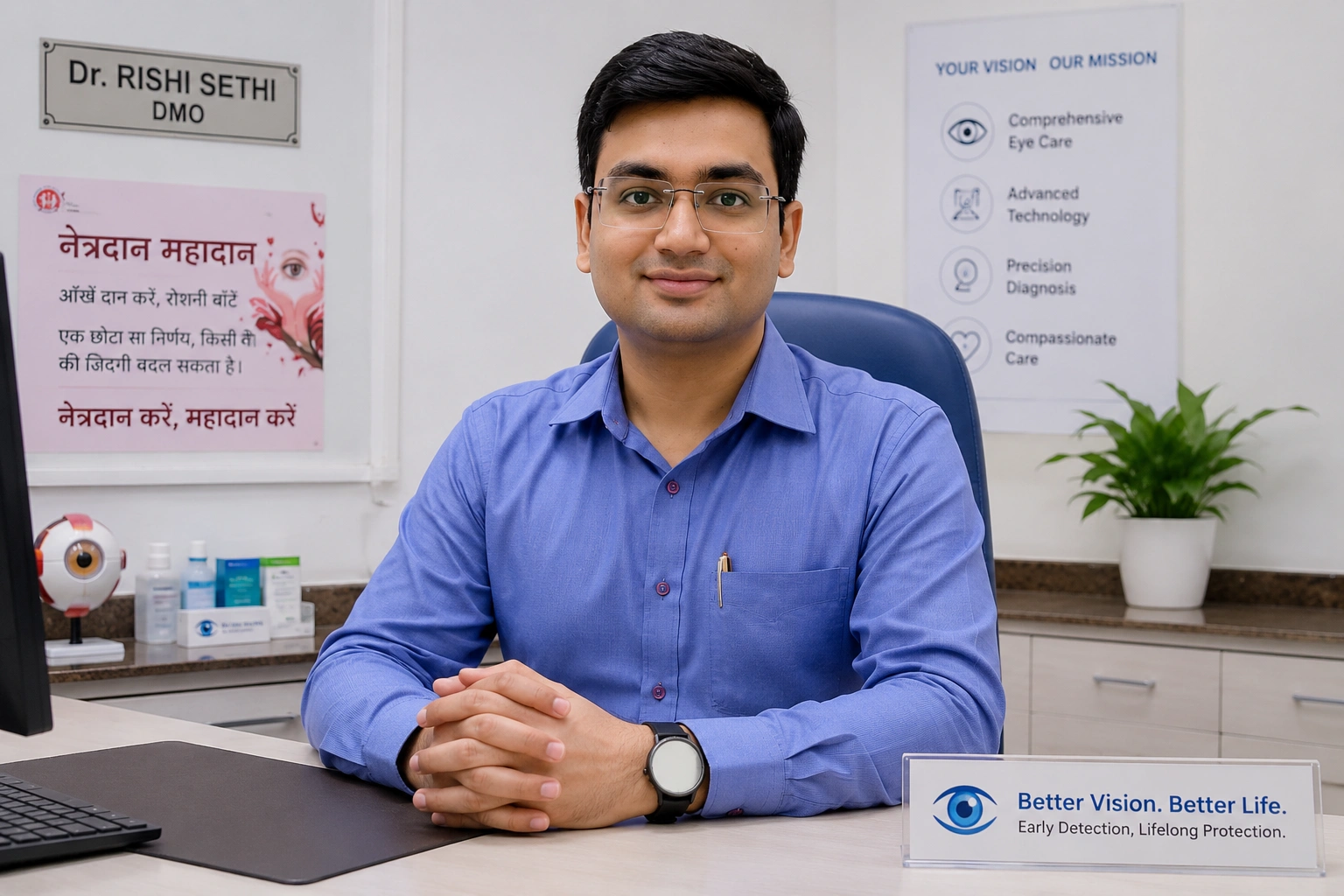 Dr. Rishi Sethi, Senior Divisional Medical Officer (Ophthalmology)