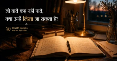 क्या लिखना मानसिक स्वास्थ्य के लिए फायदेमंद हो सकता है? Writing for mental health और journaling पर Health Speaks लेख