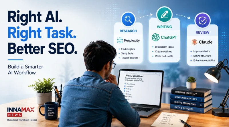 Best AI Tools for SEO using ChatGPT, Claude and Perplexity in a practical AI workflow