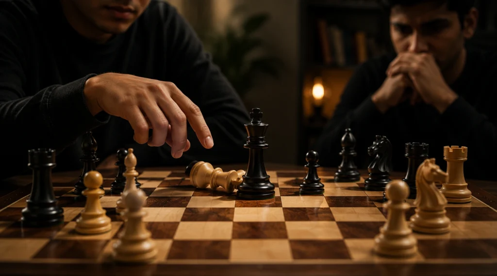 Checkmate position in Chess during the final stage of a game