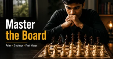 Chess Rules Explained: क्यों हर कोई Chess देख सकता है, लेकिन सही तरीके से खेल नहीं पाता? Chess Rules for Beginners with a player preparing for the first move