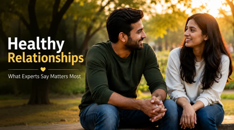 Healthy Relationship में खुश भारतीय Couple बातचीत करते हुए
