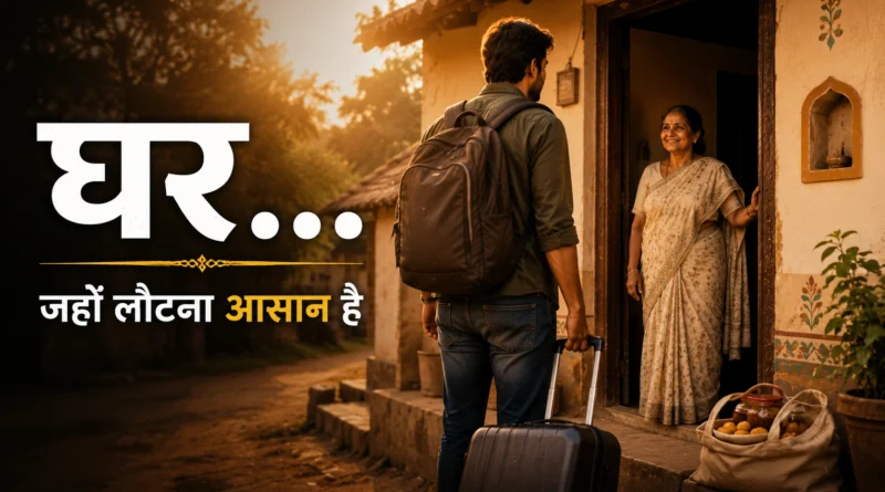 Emotional homecoming story showing a young man returning to his village as his mother welcomes him with love.