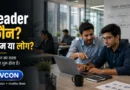 Team leader mentoring a junior employee, demonstrating leadership habits in a modern Indian workplace.
