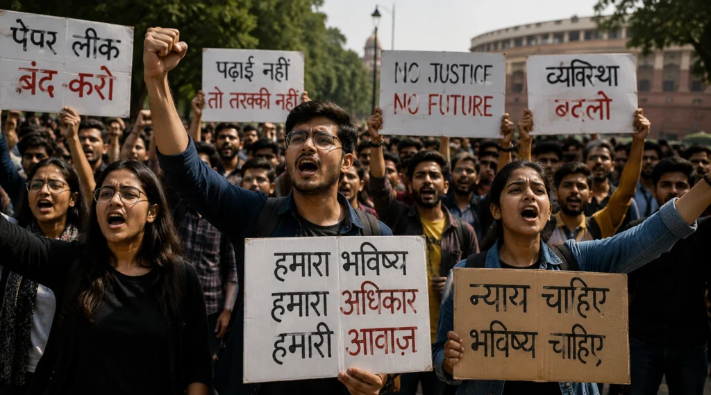 भारत में Gen Z युवा राजनीतिक प्रदर्शन और बदलाव की मांग