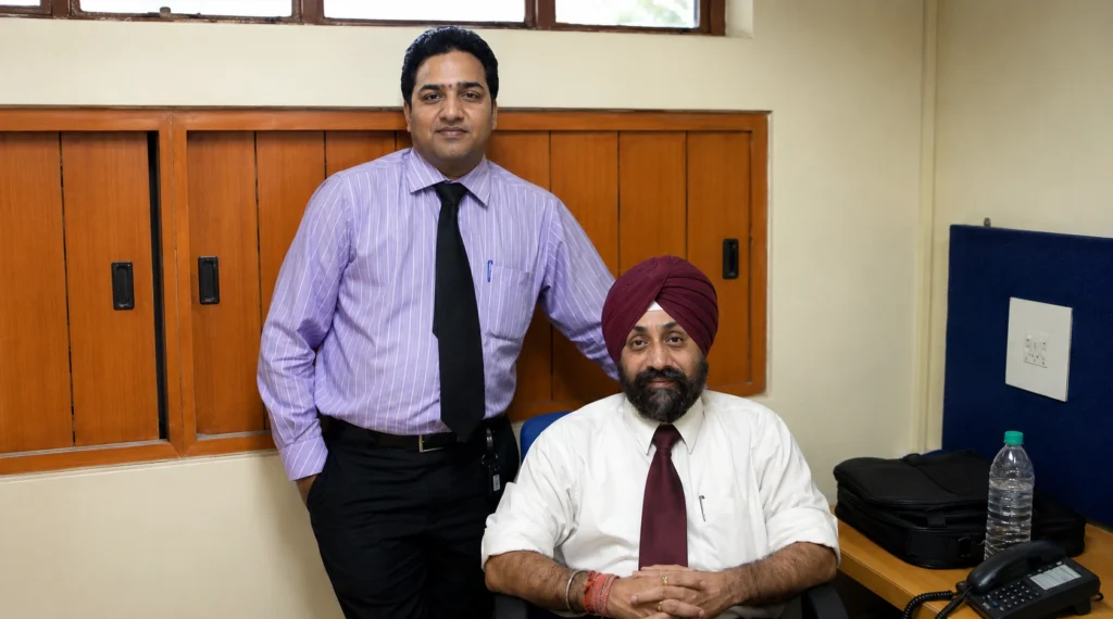 Kunal Gaurav during the early phase of his banking and insurance career in Bengaluru.