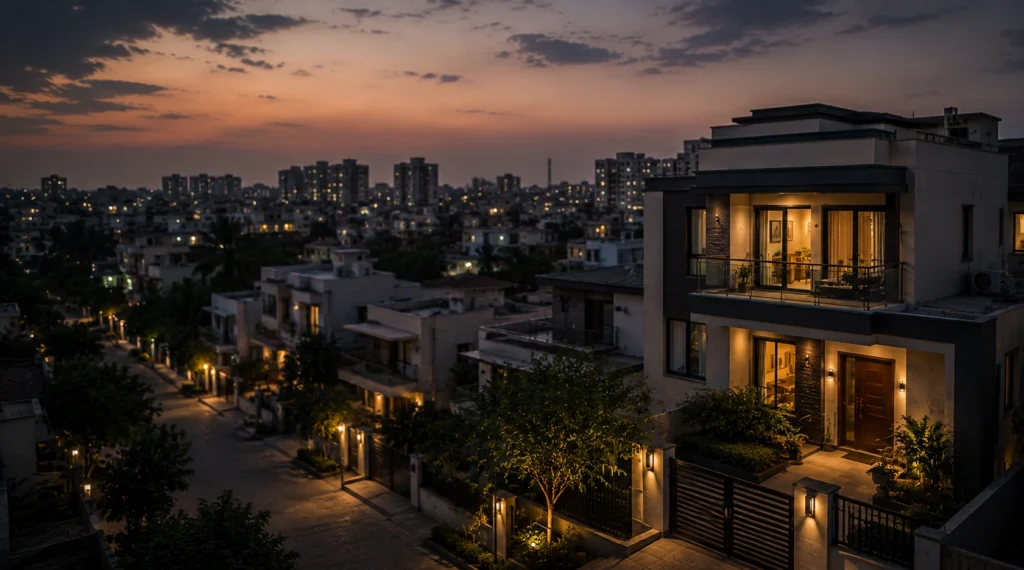Single property transaction viewed within wider market context