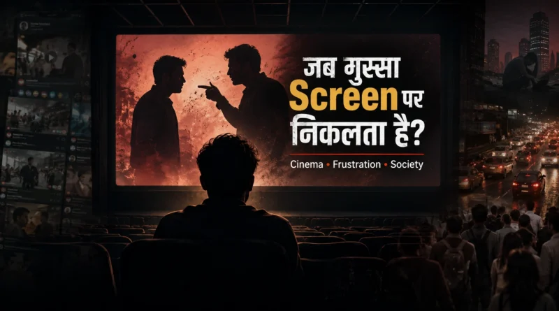 Screen violence and real-life anger in a cinema hall