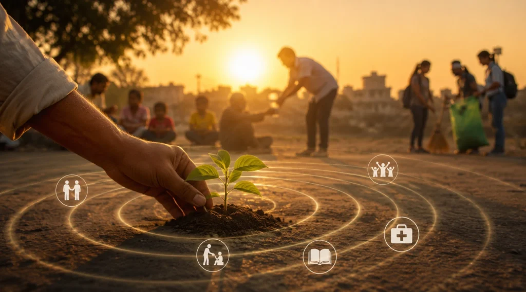 Small acts of service creating wider community impact