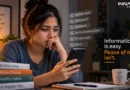 Woman searching health symptoms on her smartphone