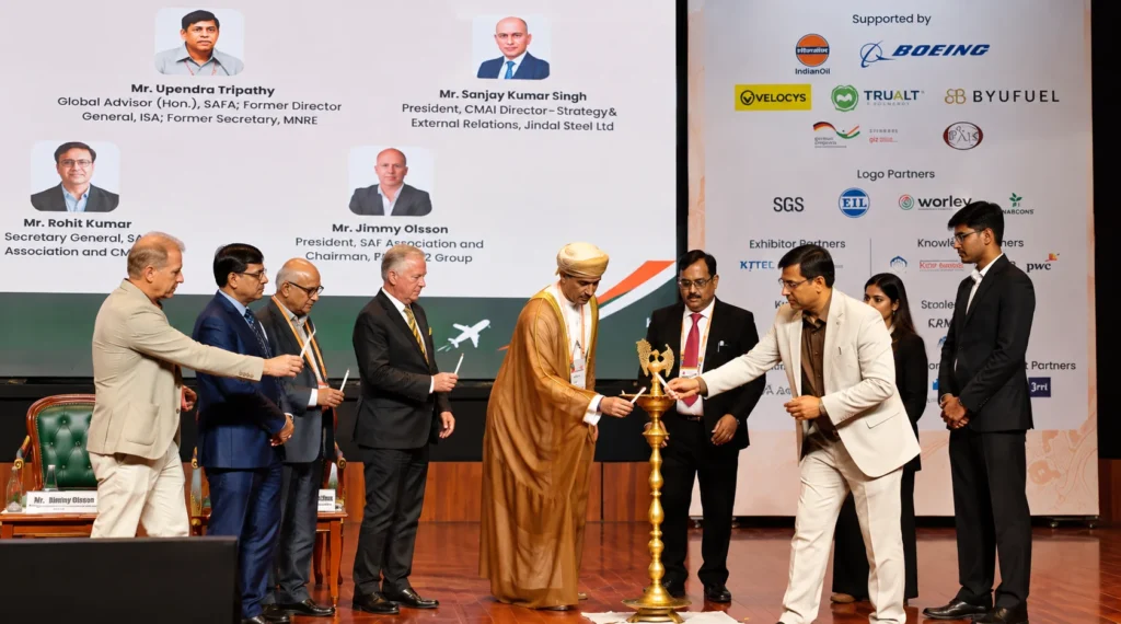 India SAF Conclave 2026 में lamp lighting ceremony