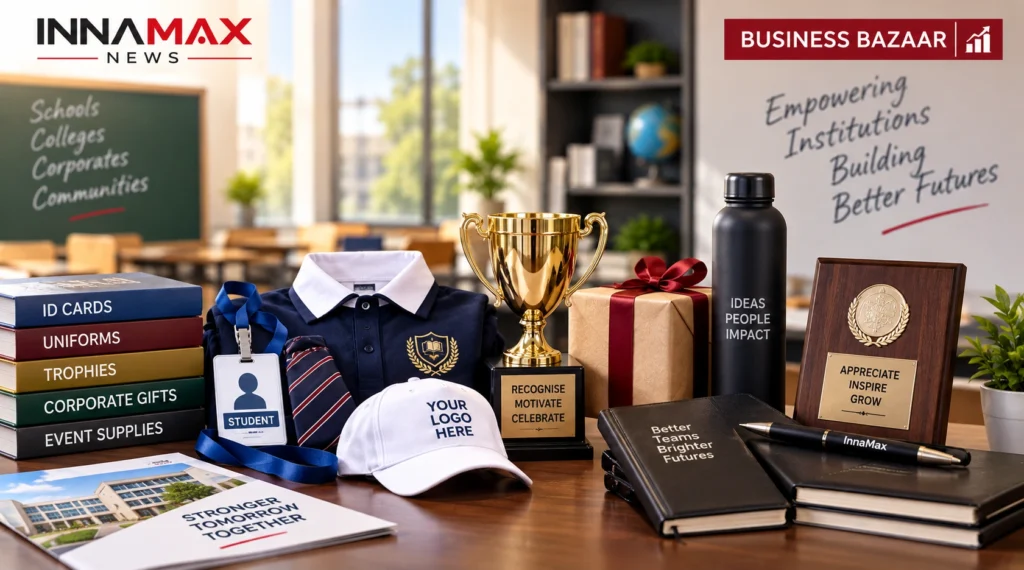 Institutional requirements including ID cards uniforms trophies and corporate gifts