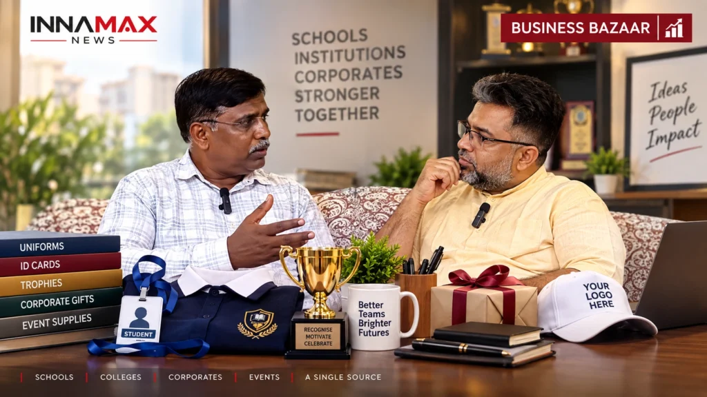 Mahendra Kumar Chaurasia discussing institutional solutions for schools colleges and corporates