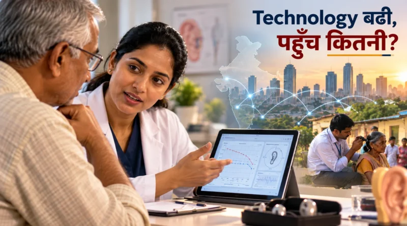 Audiologist patient-centric hearing care समझाते हुए